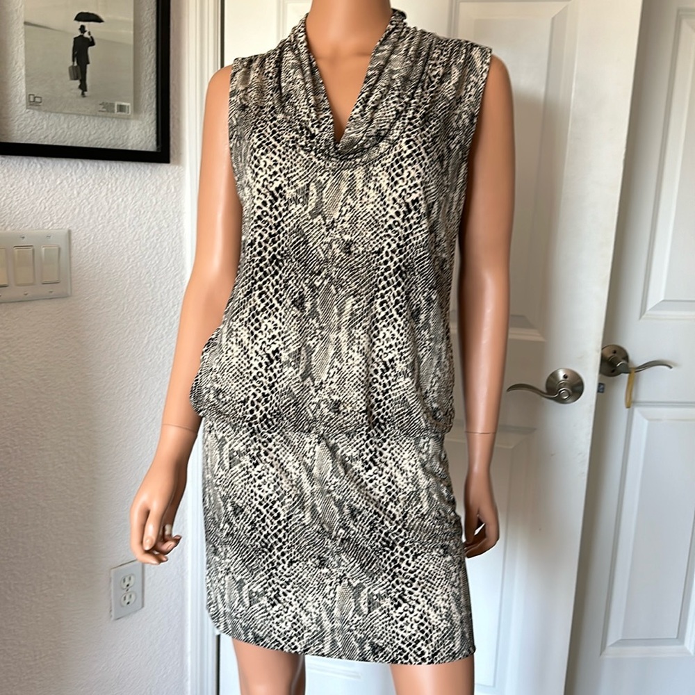 Beautiful Michael Kors Python Print Sleeveless Dr… - image 1
